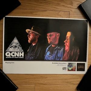 QUAKER CITY NIGHT HAWKS 12x18 Tour Promo Poster